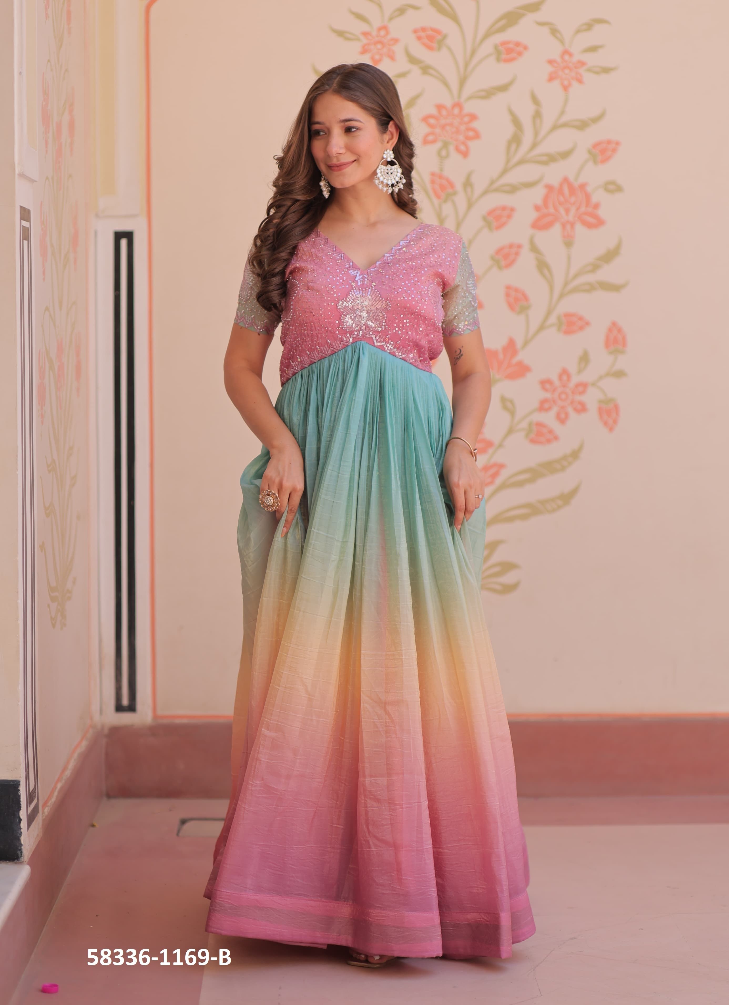 SERIES 1169 - Catalog # 58336 (Set of 3 Readymade Gowns) by Brand STROLLAY ® SERIES 1169 - Catalog # 58336 (Set of 3 Readymade Gowns) by Brand STROLLAY ®
