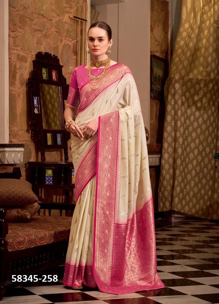 GATHA SILK - Catalog # 58345 (Set of Sarees) by Brand STROLLAY ® GATHA SILK - Catalog # 58345 (Set of Sarees) by Brand STROLLAY ®