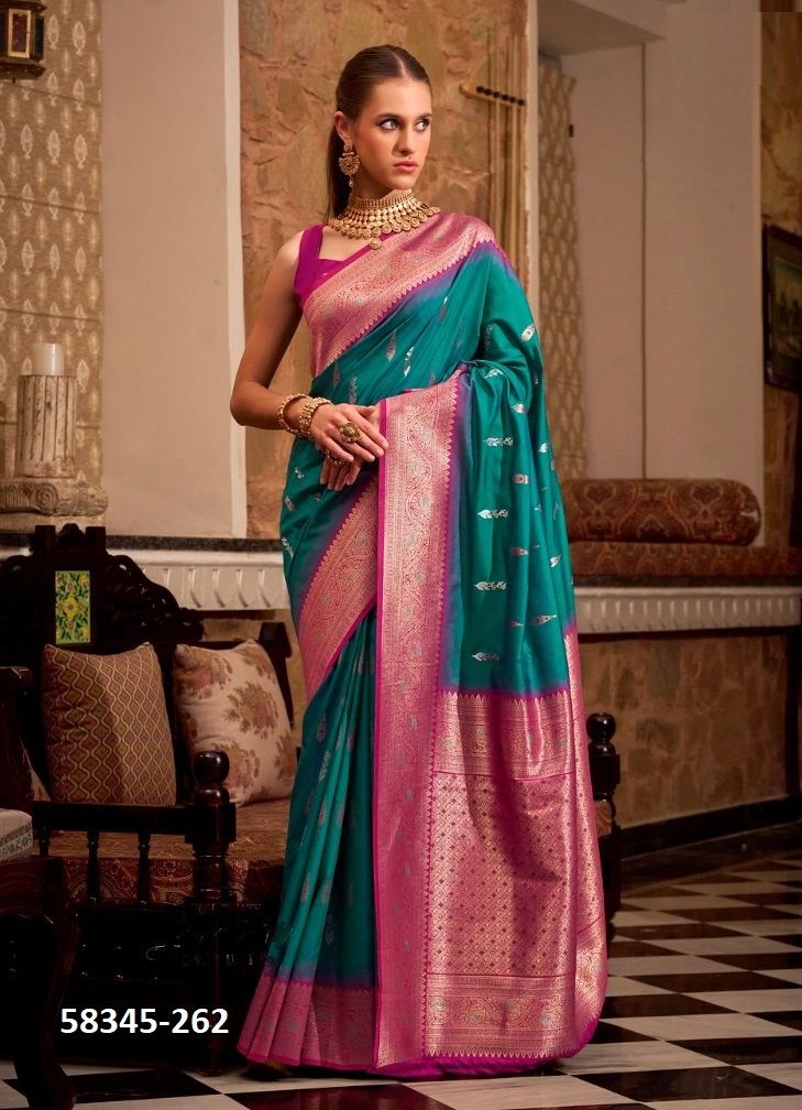 GATHA SILK - Catalog # 58345 (Set of Sarees) by Brand STROLLAY ® GATHA SILK - Catalog # 58345 (Set of Sarees) by Brand STROLLAY ®
