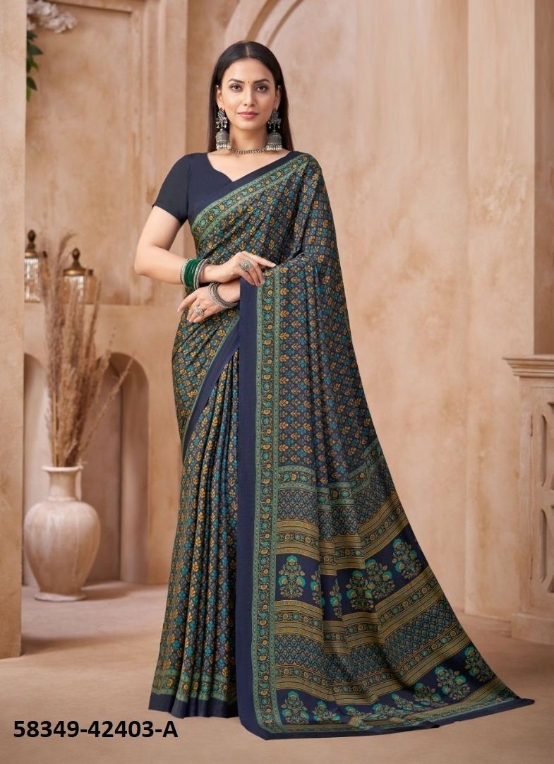 VIVANTA SILK 44 - Catalog # 58349 (Set of 12 Sarees) by Brand RUCHI SAREES VIVANTA SILK 44 - Catalog # 58349 (Set of 12 Sarees) by Brand RUCHI SAREES