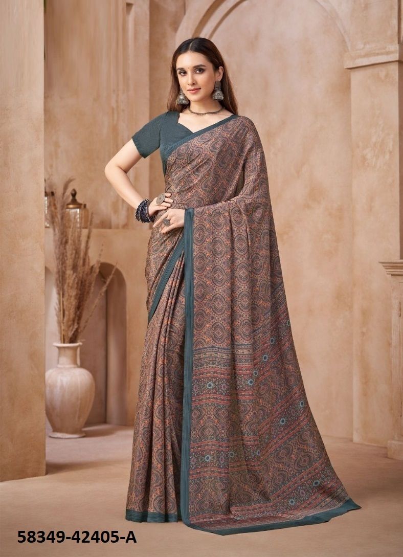 VIVANTA SILK 44 - Catalog # 58349 (Set of 12 Sarees) by Brand RUCHI SAREES VIVANTA SILK 44 - Catalog # 58349 (Set of 12 Sarees) by Brand RUCHI SAREES