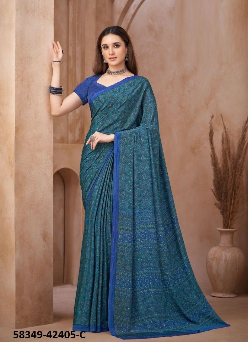 VIVANTA SILK 44 - Catalog # 58349 (Set of 12 Sarees) by Brand RUCHI SAREES VIVANTA SILK 44 - Catalog # 58349 (Set of 12 Sarees) by Brand RUCHI SAREES