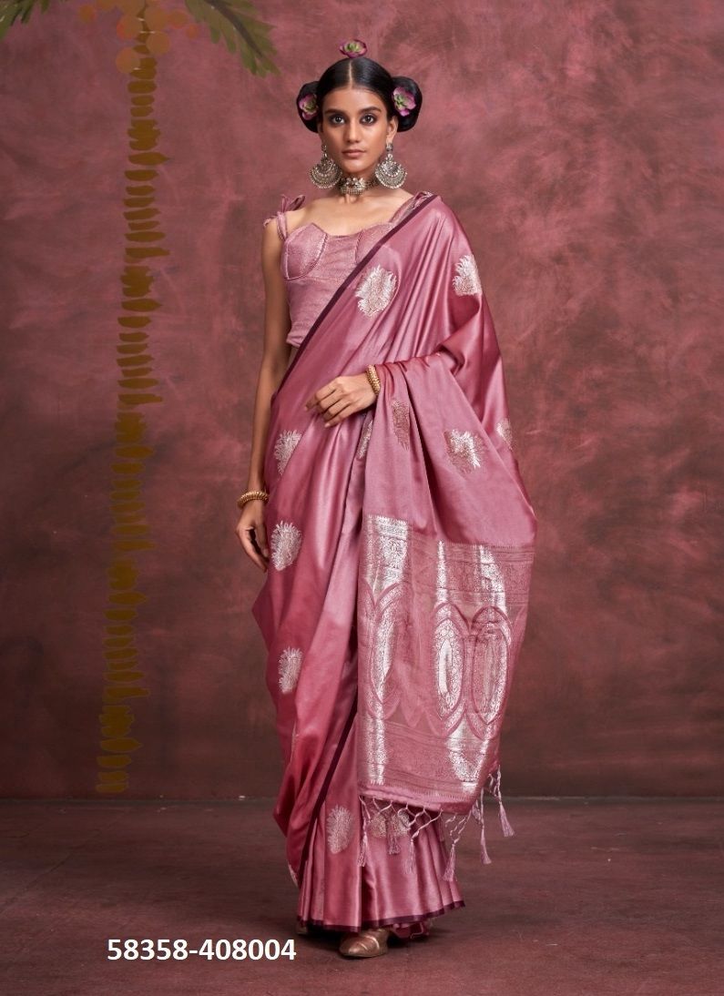 KANTHKALA PANTHER - Catalog # 58358 (Set of 4 Sarees) by Brand RAJTEX FABRICS