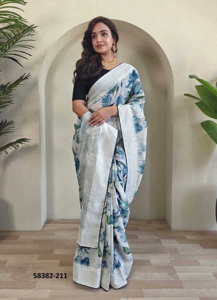 KAREENA - Catalog # 58382 (Set of 2 Sarees) by Brand STROLLAY ® KAREENA - Catalog # 58382 (Set of 2 Sarees) by Brand STROLLAY ®
