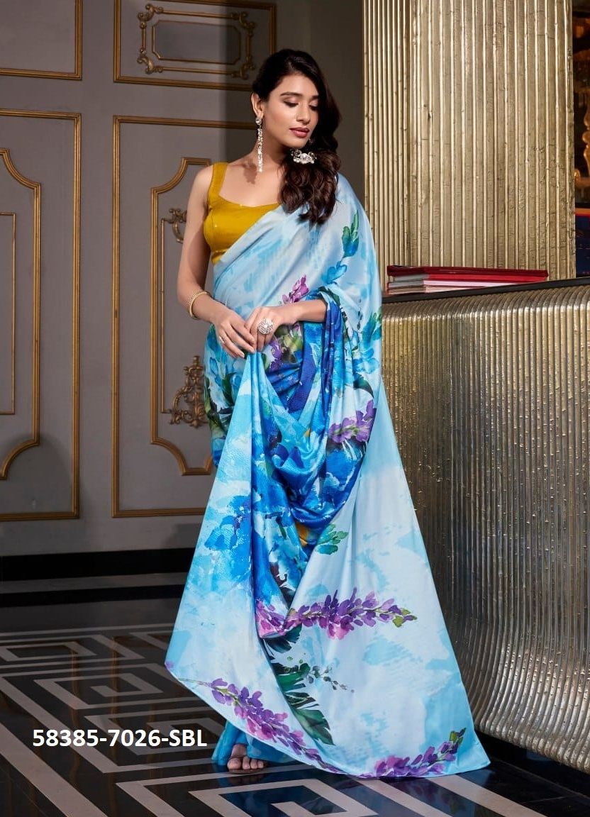 MIKELI - Catalog # 58385 (Set of 4 Sarees) by Brand STROLLAY ® MIKELI - Catalog # 58385 (Set of 4 Sarees) by Brand STROLLAY ®