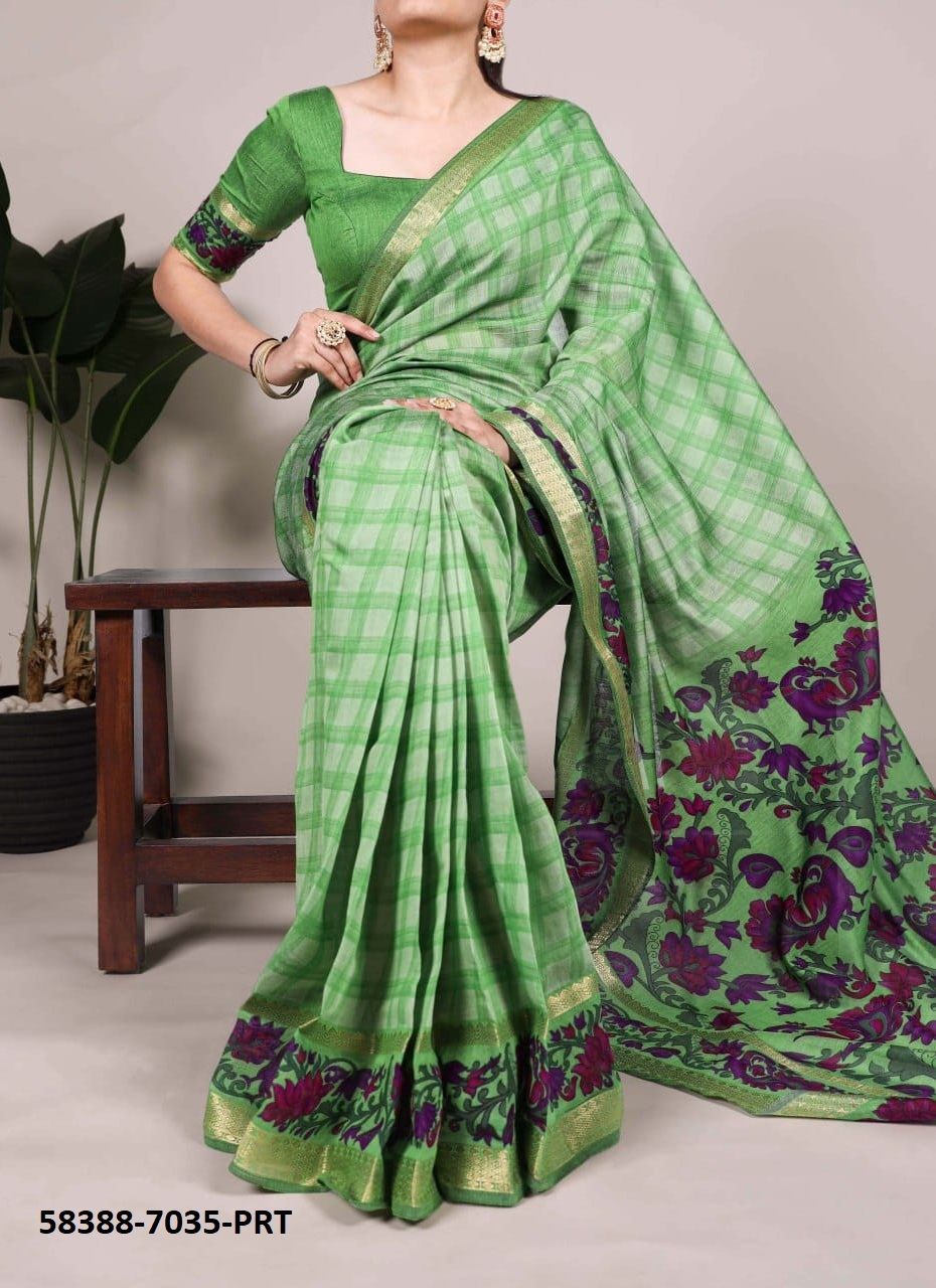 SERIES 7035 - Catalog # 58388 (Set of 4 Sarees) by Brand STROLLAY ®