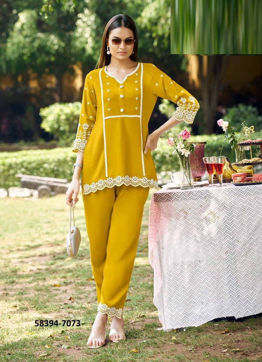 MIRALI - Catalog # 58394 (Set of 4 Tops With Bottoms) by Brand RANGOON