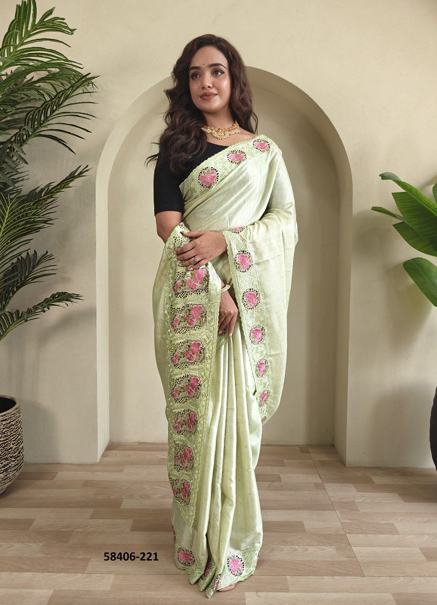 PRANJAL - Catalog # 58406 (Set of 7 Sarees) by Brand DESI MUSE