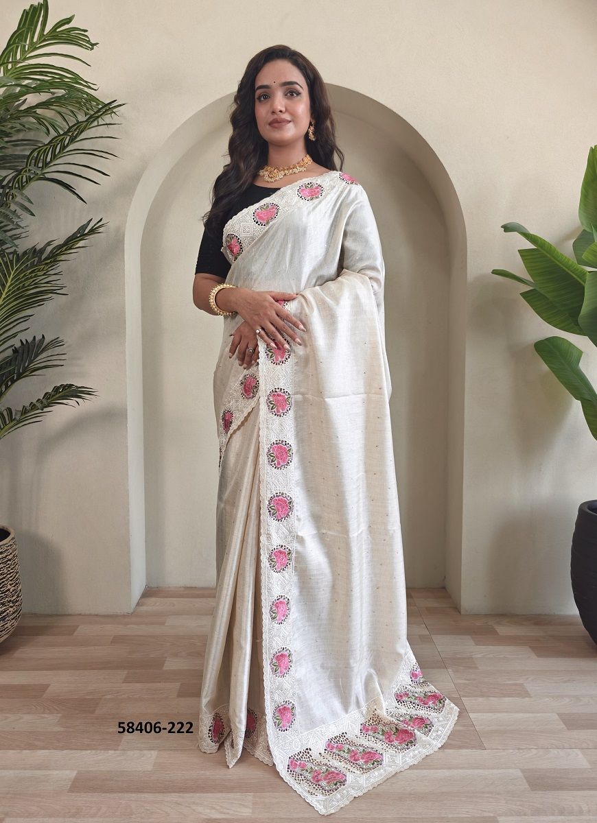 PRANJAL - Catalog # 58406 (Set of 7 Sarees) by Brand DESI MUSE