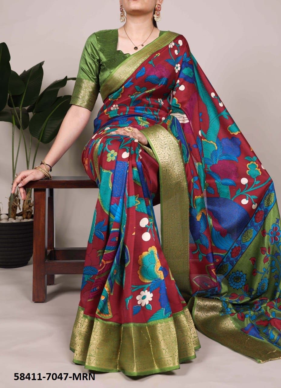 SERIES 7047 - Catalog # 58411 (Set of 4 Sarees) by Brand DESI MUSE