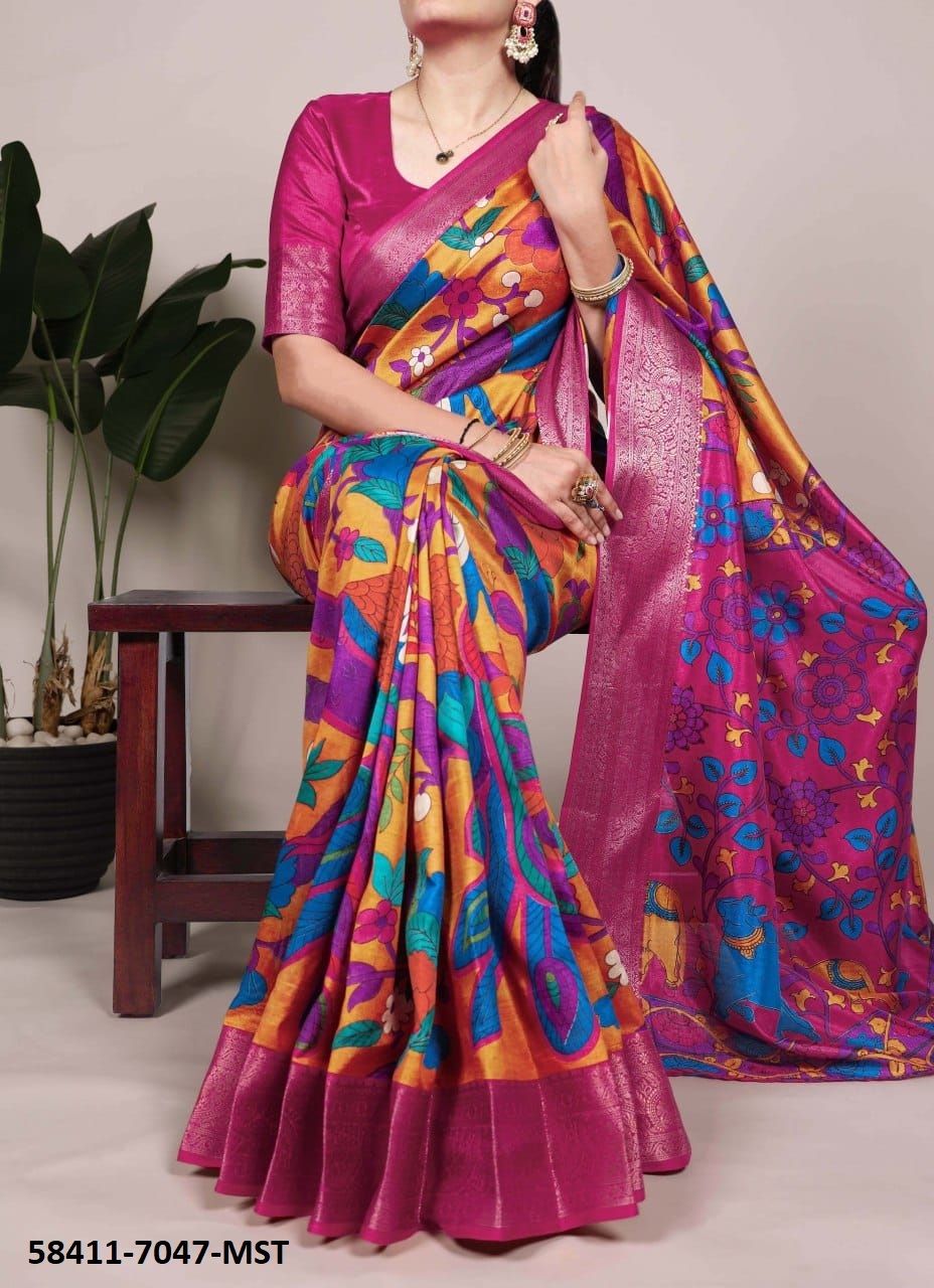 SERIES 7047 - Catalog # 58411 (Set of 4 Sarees) by Brand DESI MUSE