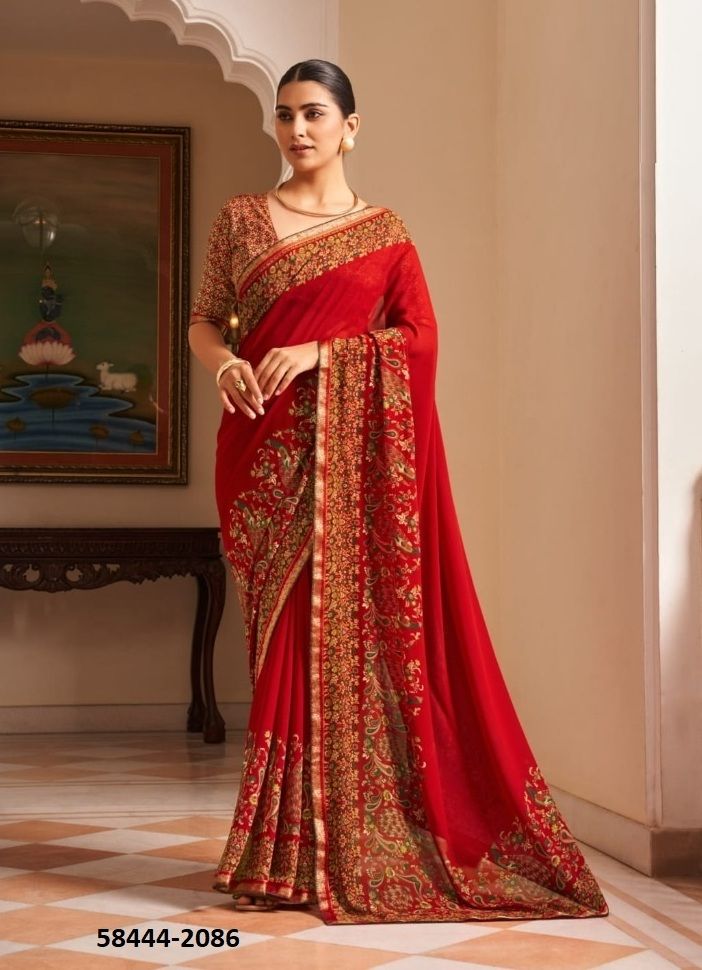 DASTUR - Catalog # 58444 (Set of 4 Sarees) by Brand KRESHVA
