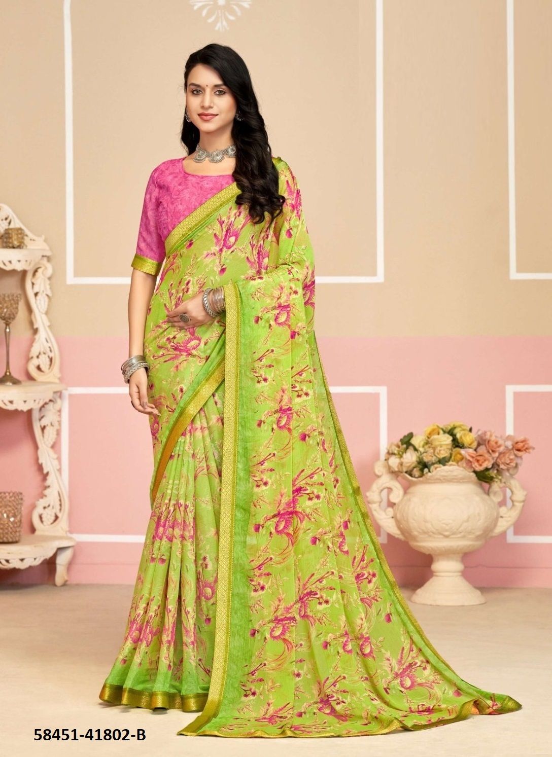 SIMAAYA 33 - Catalog # 58451 (Set of 12 Sarees) by Brand RUCHI SAREES