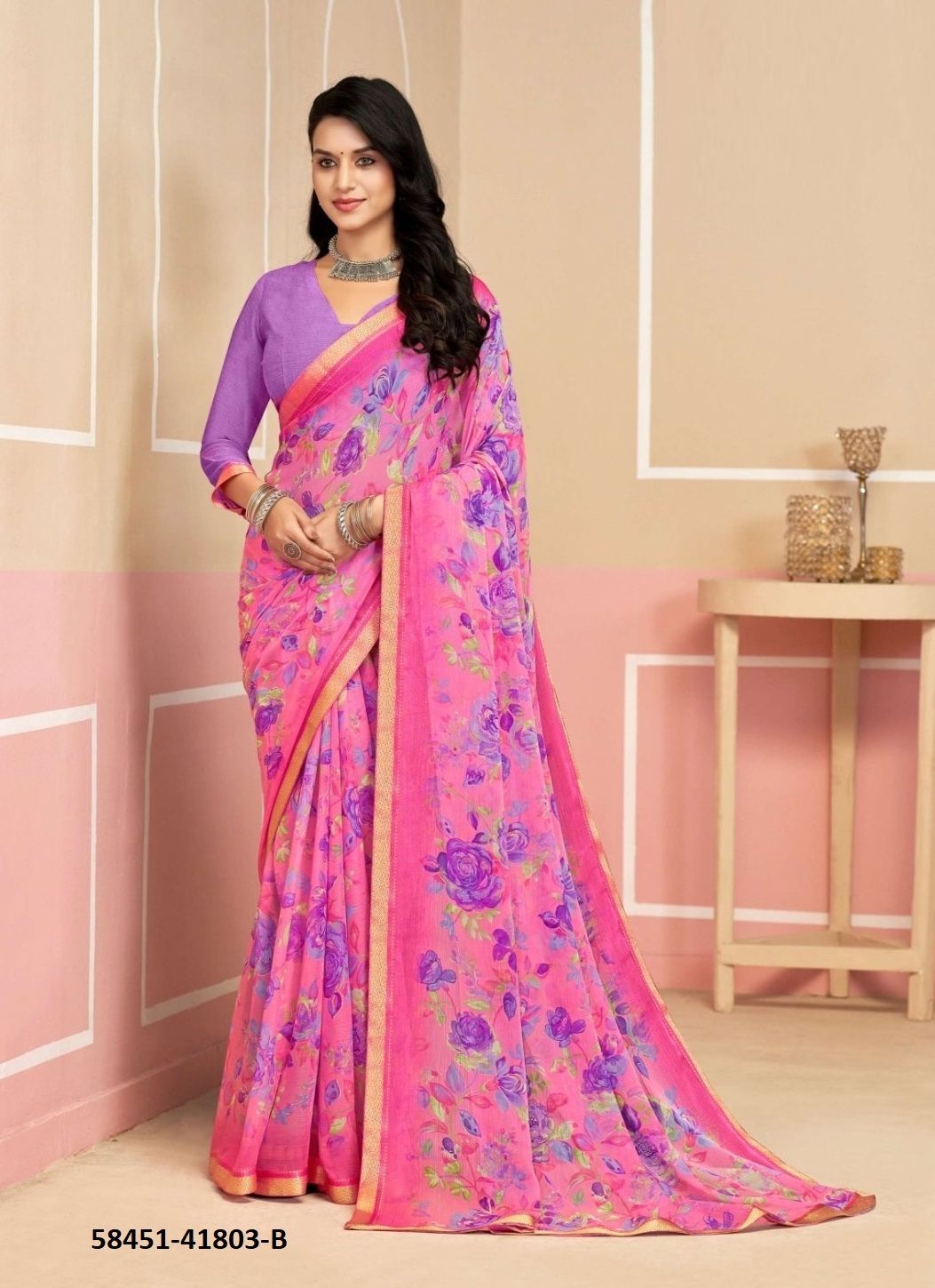 SIMAAYA 33 - Catalog # 58451 (Set of 12 Sarees) by Brand RUCHI SAREES
