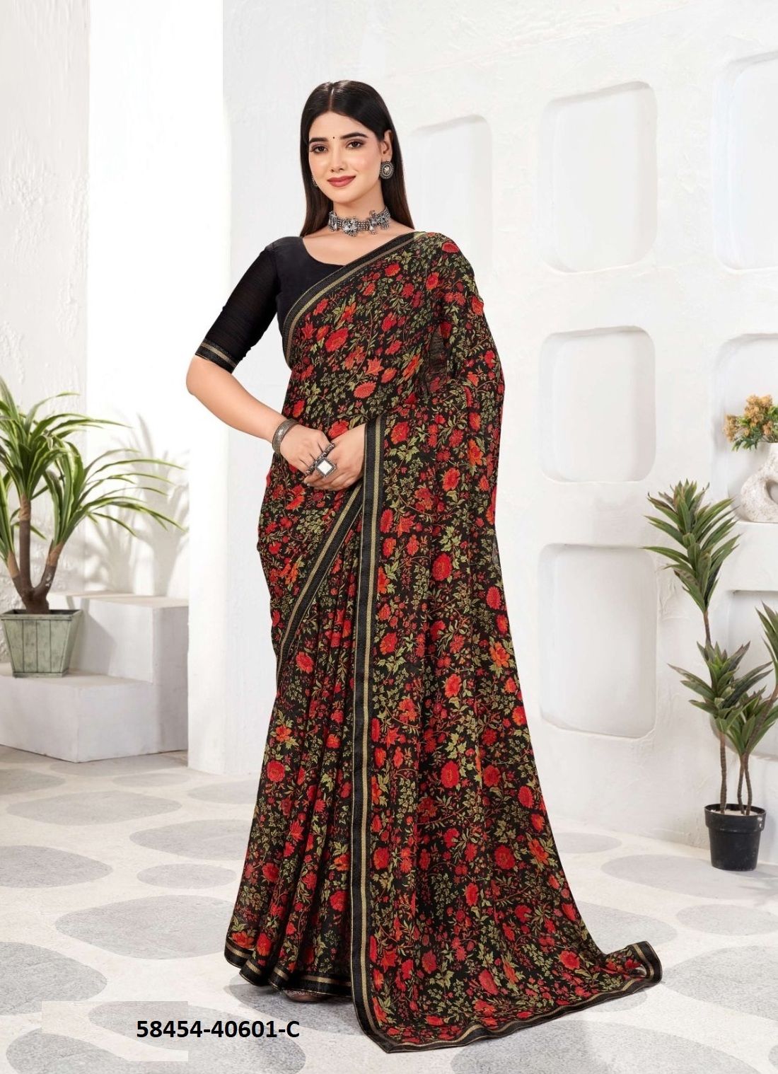 SIMAAYA 31 - Catalog # 58454 (Set of 12 Sarees) by Brand RUCHI SAREES