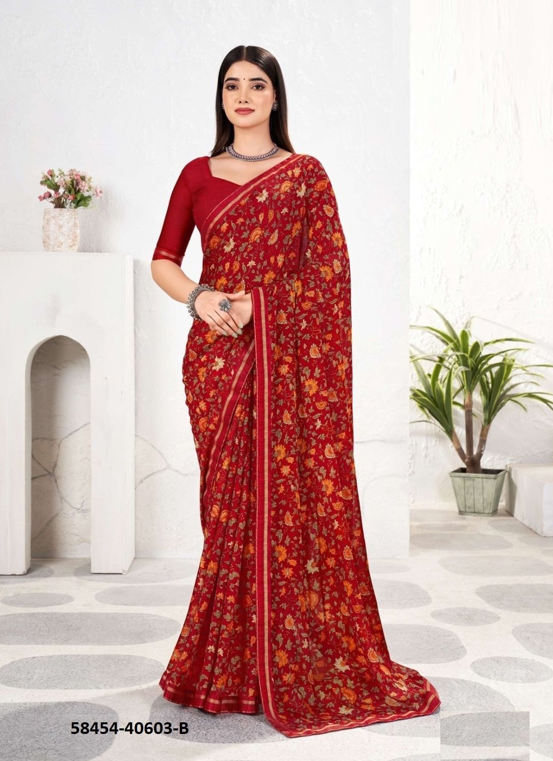 SIMAAYA 31 - Catalog # 58454 (Set of 12 Sarees) by Brand RUCHI SAREES