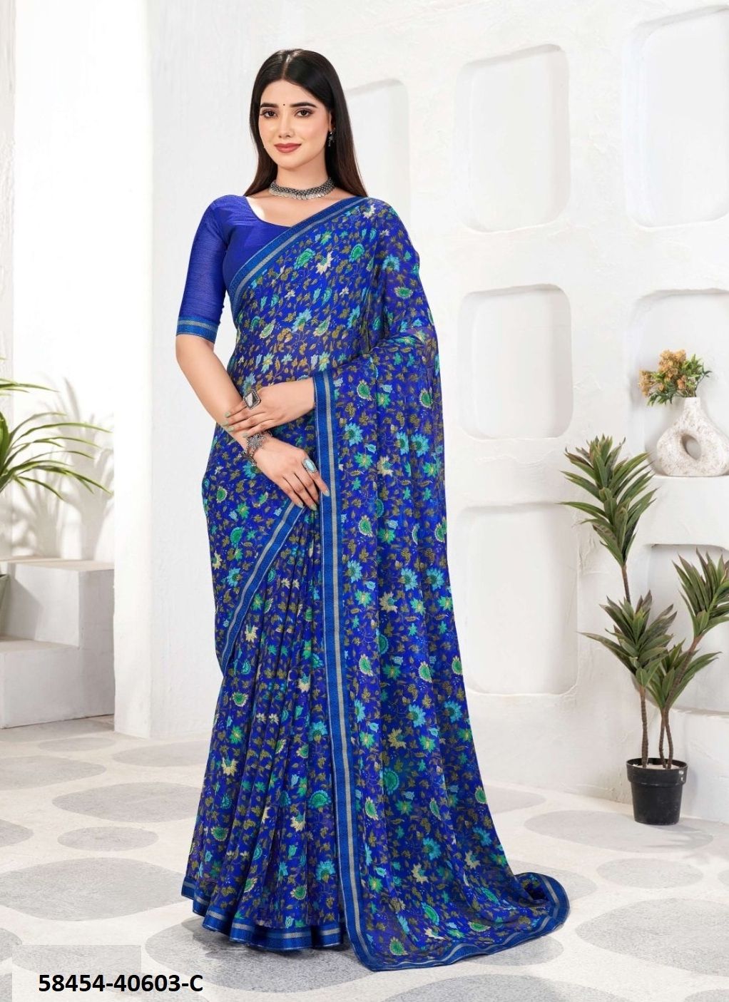 SIMAAYA 31 - Catalog # 58454 (Set of 12 Sarees) by Brand RUCHI SAREES