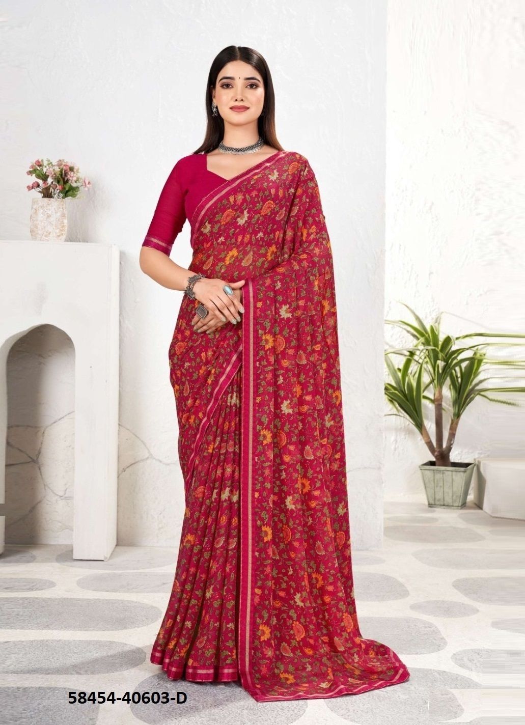 SIMAAYA 31 - Catalog # 58454 (Set of 12 Sarees) by Brand RUCHI SAREES