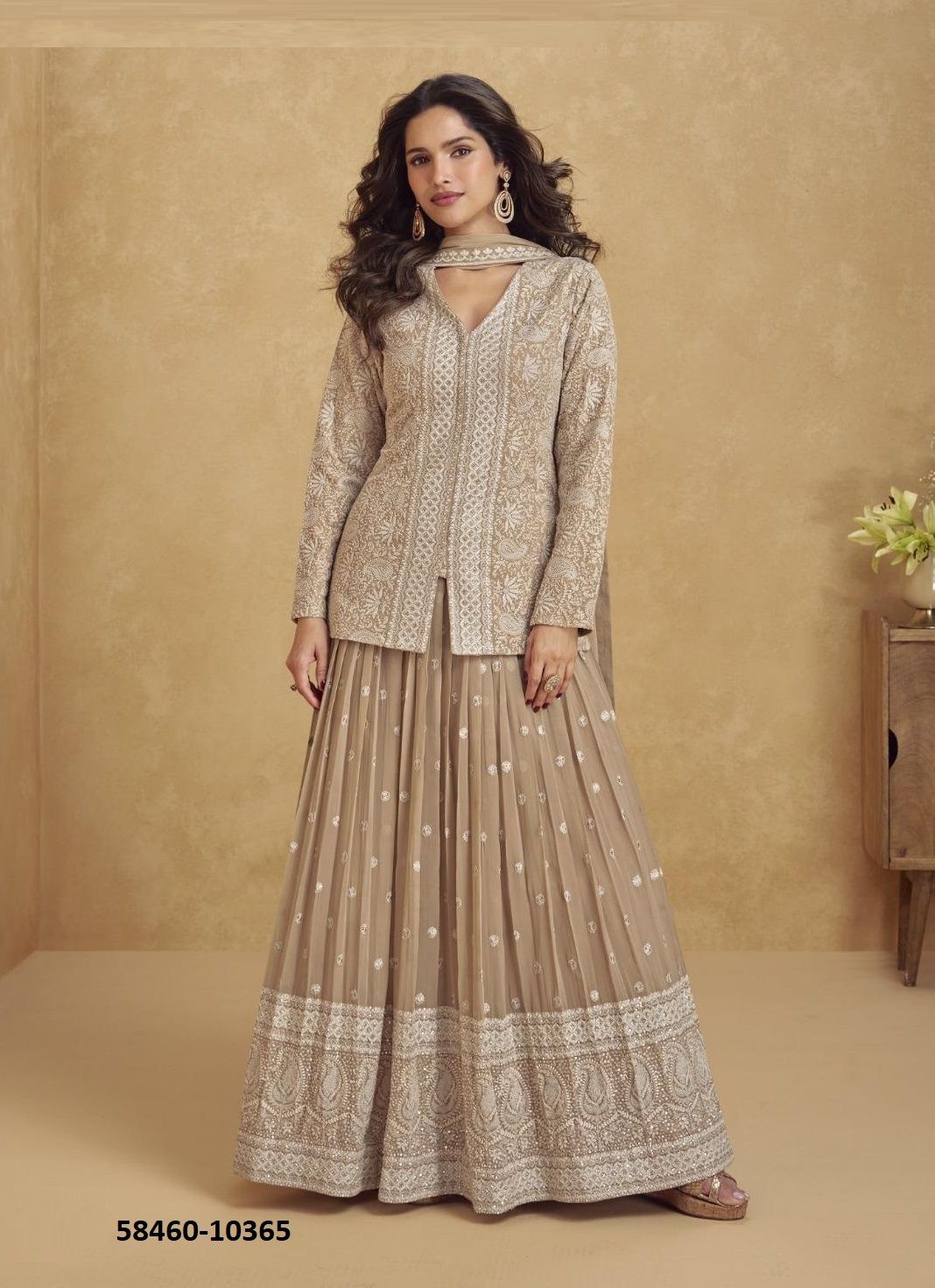 JHANSI - Catalog # 58460 (Set of 3 Readymade Salwar Suits) by Brand AASHIRWAD