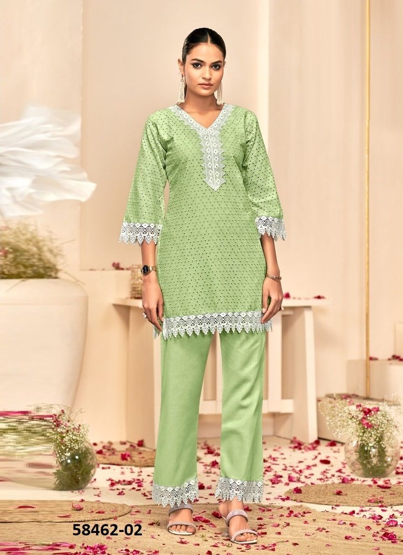 HETAL - Catalog # 58462 (Set of 4 SIZE-SETS [Tops With Bottoms]) by Brand TUNIC HOUSE
