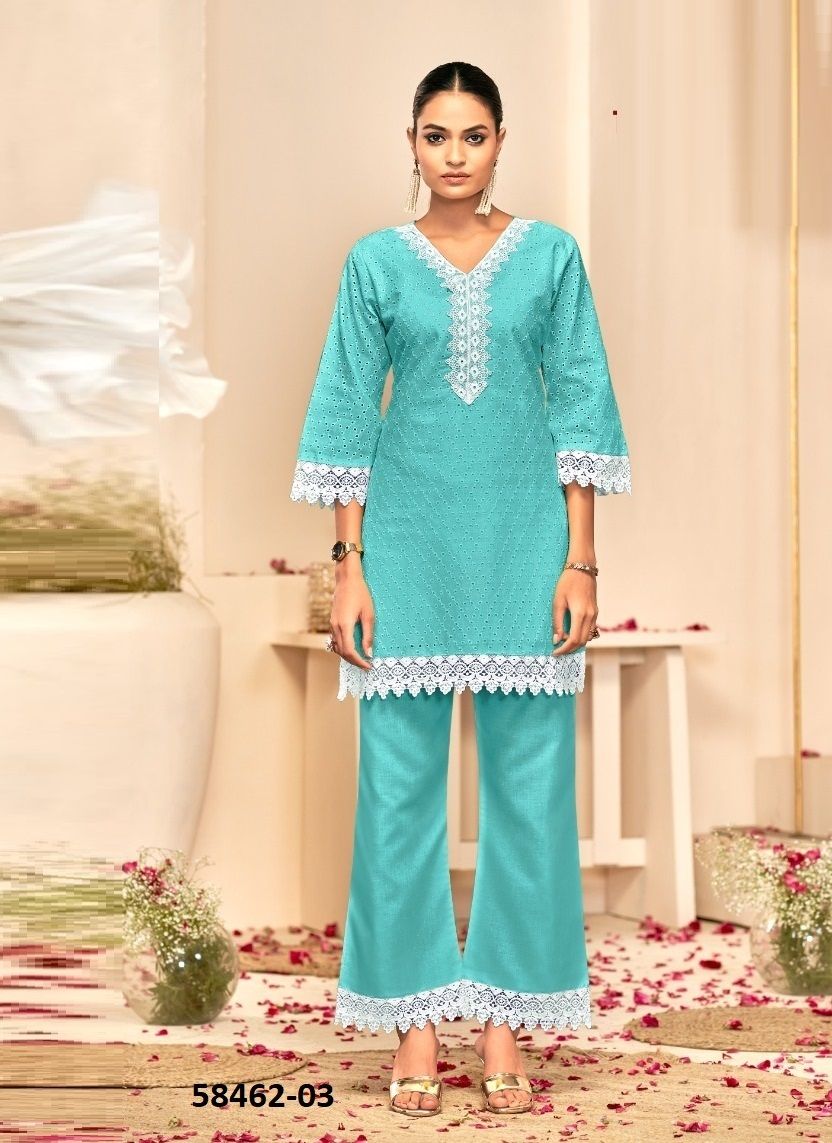 HETAL - Catalog # 58462 (Set of 4 SIZE-SETS [Tops With Bottoms]) by Brand TUNIC HOUSE