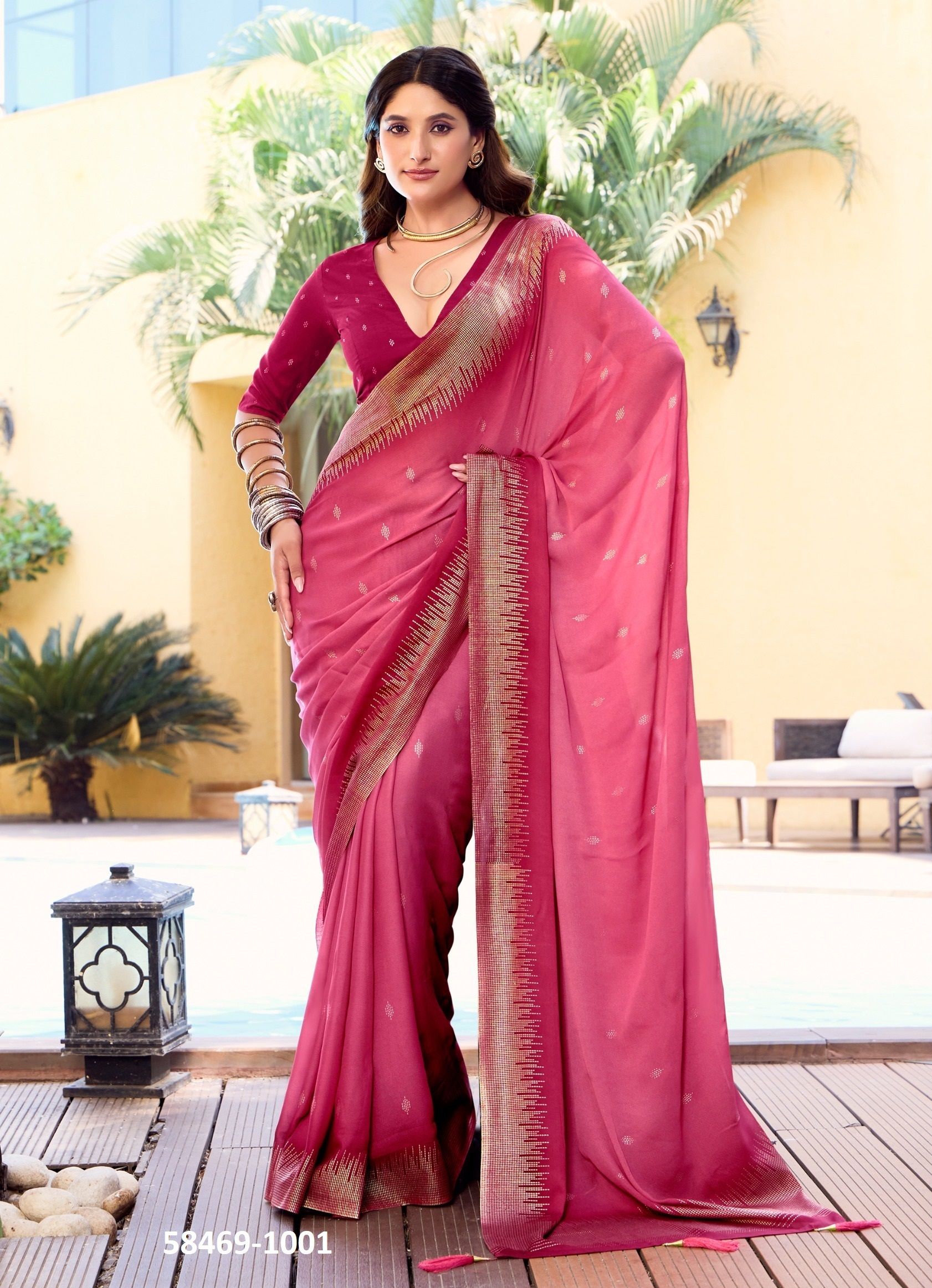 AAROHI - Catalog # 58469 (Set of 6 Sarees) by Brand SHUBH SHREE CREATIONS AAROHI - Catalog # 58469 (Set of 6 Sarees) by Brand SHUBH SHREE CREATIONS