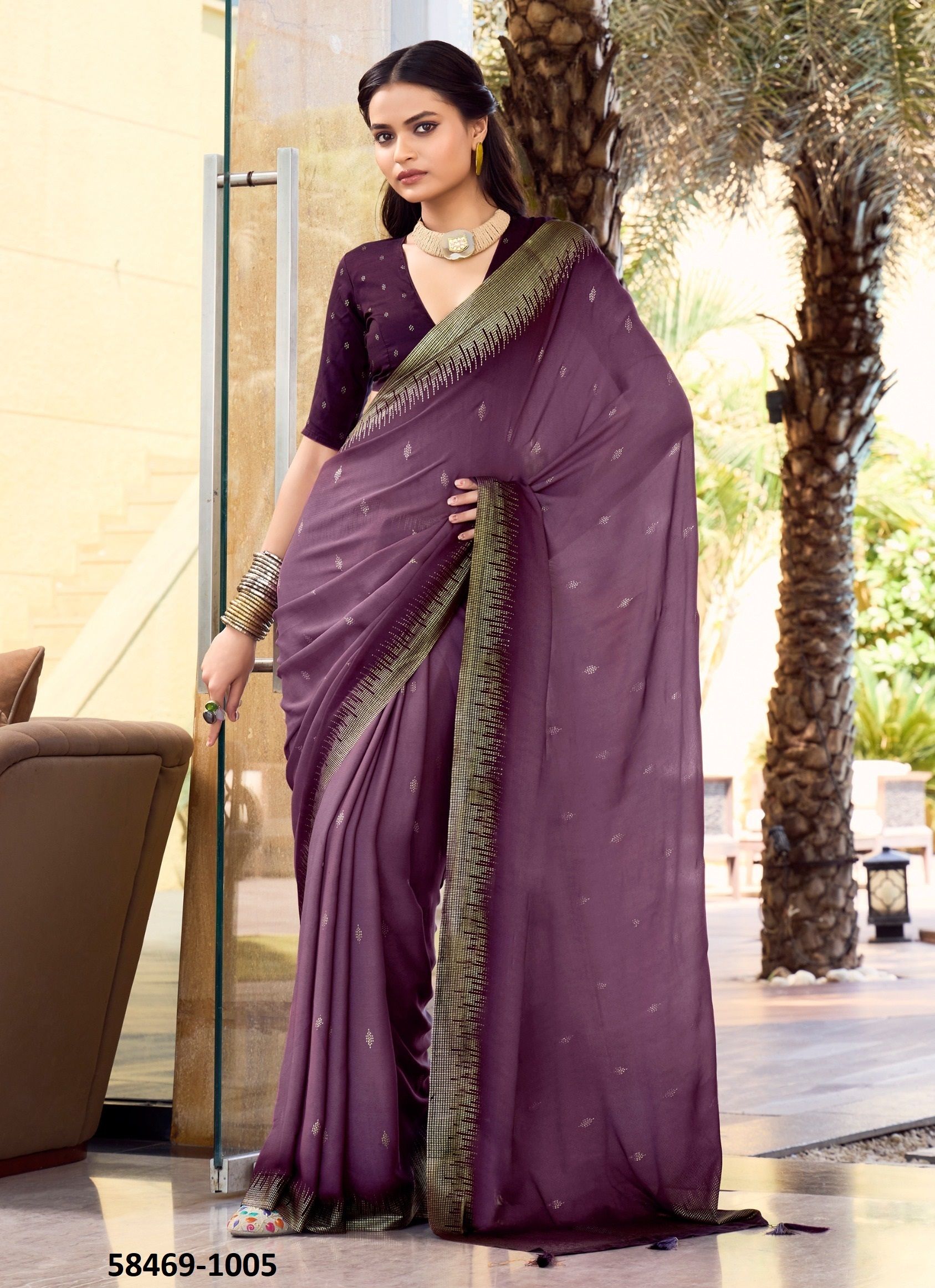 AAROHI - Catalog # 58469 (Set of 6 Sarees) by Brand SHUBH SHREE CREATIONS AAROHI - Catalog # 58469 (Set of 6 Sarees) by Brand SHUBH SHREE CREATIONS