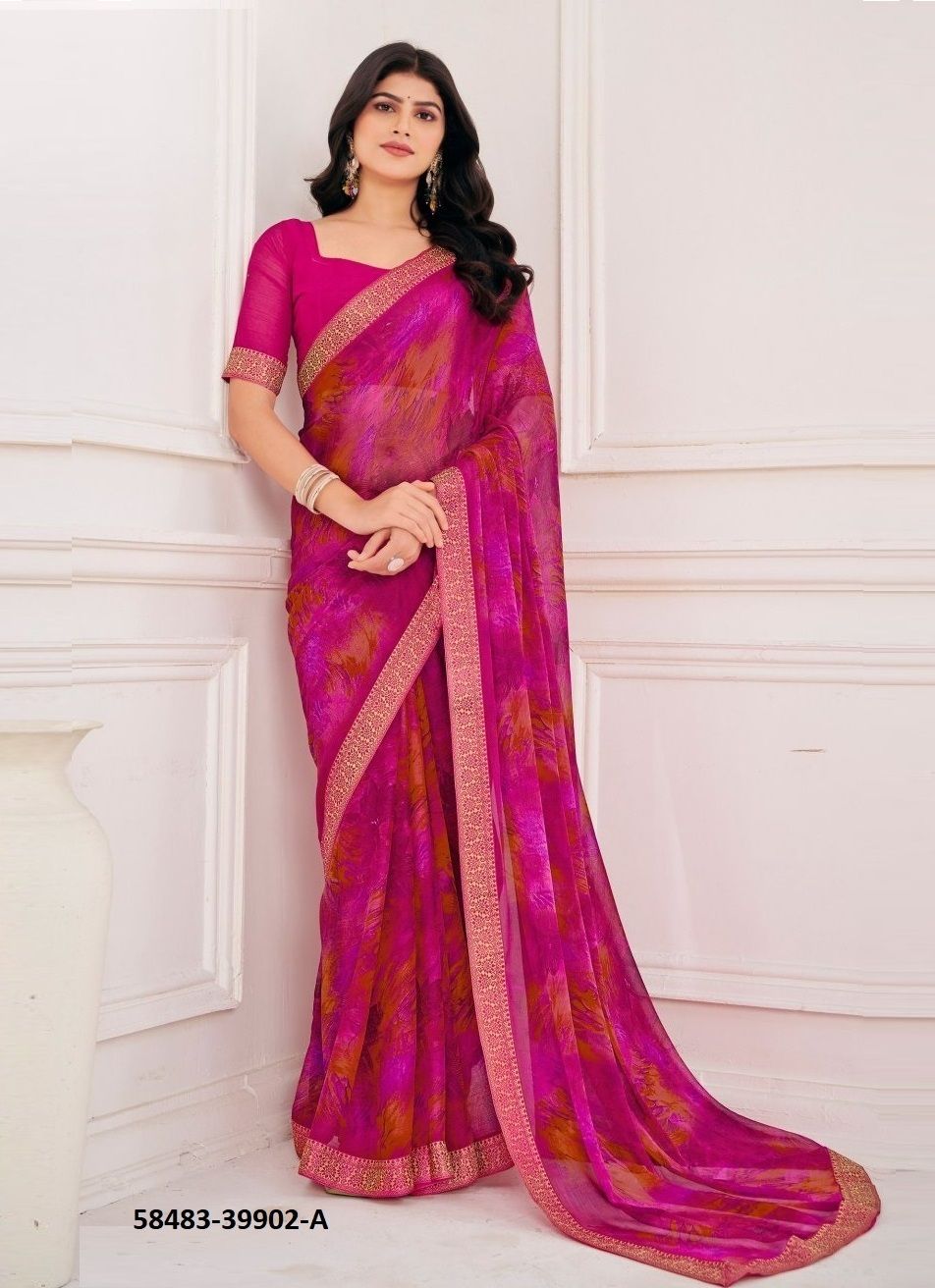 SIMAAYA 30 - Catalog # 58483 (Set of 12 Sarees) by Brand RUCHI SAREES