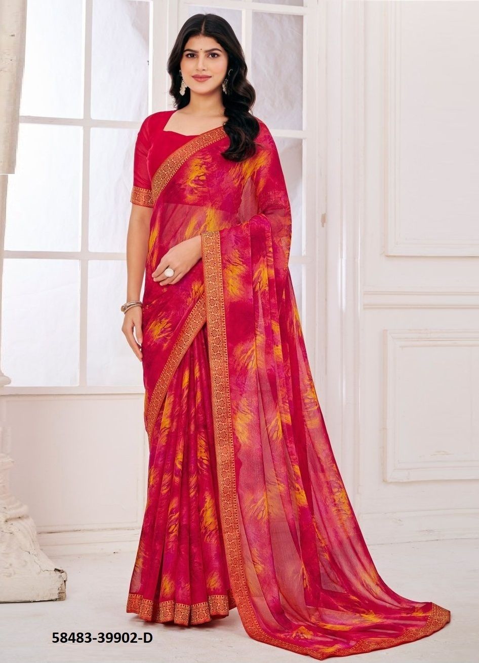 SIMAAYA 30 - Catalog # 58483 (Set of 12 Sarees) by Brand RUCHI SAREES
