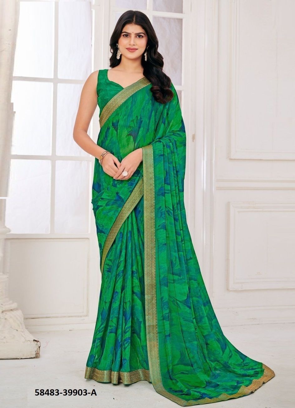 SIMAAYA 30 - Catalog # 58483 (Set of 12 Sarees) by Brand RUCHI SAREES