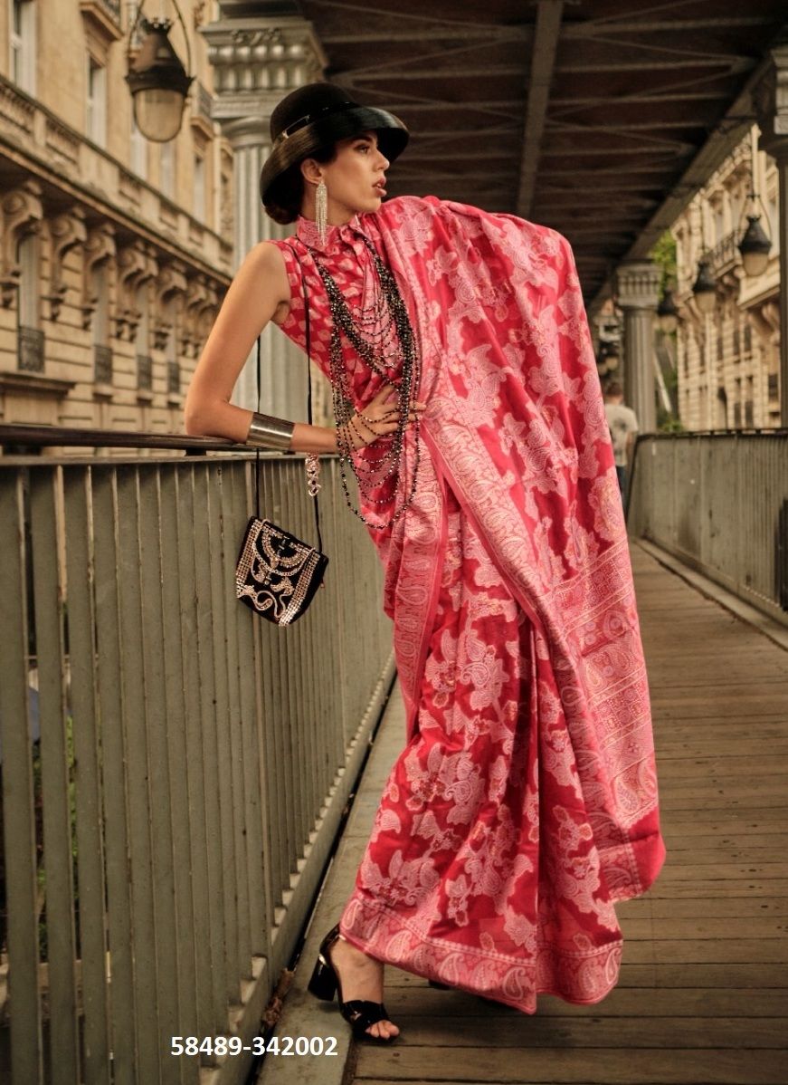 KANEEZA LUCKNOWI - Catalog # 58489 (Set of 10 Sarees) by Brand RAJTEX FABRICS