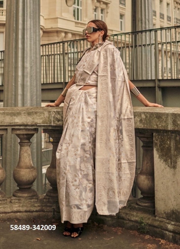KANEEZA LUCKNOWI - Catalog # 58489 (Set of 10 Sarees) by Brand RAJTEX FABRICS