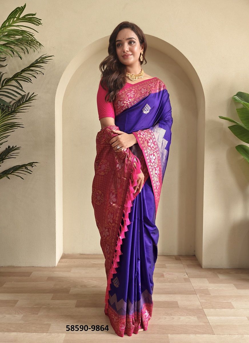 VIDHI - Catalog # 58590 (Set of 15 Sarees) by Brand DESI MUSE
