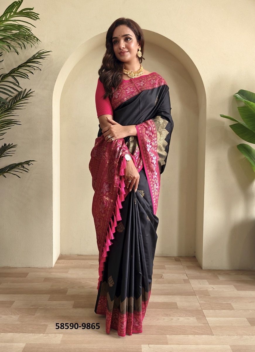 VIDHI - Catalog # 58590 (Set of 15 Sarees) by Brand DESI MUSE