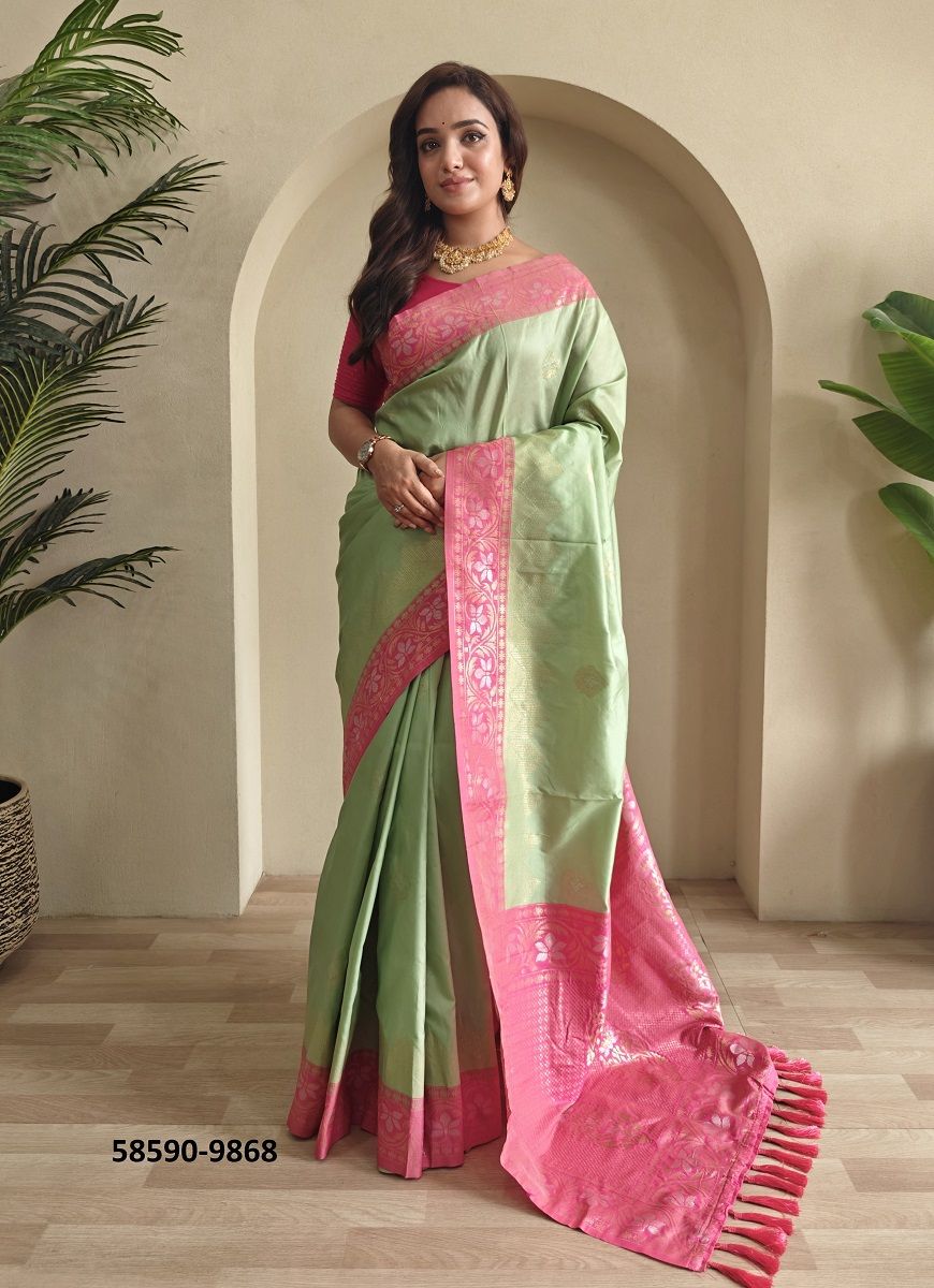 VIDHI - Catalog # 58590 (Set of 15 Sarees) by Brand DESI MUSE