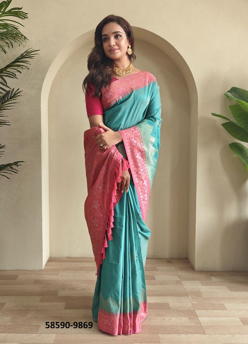 VIDHI - Catalog # 58590 (Set of 15 Sarees) by Brand DESI MUSE
