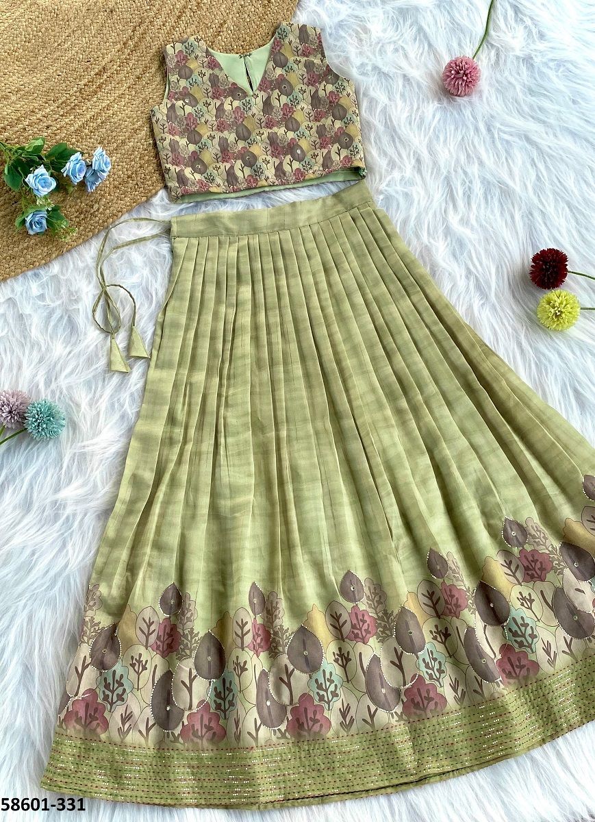 KIDS SERIES 330-331 - Catalog # 58601 (Set of 2 Readymade Lehengas) by Brand DESI MUSE KIDS SERIES 330-331 - Catalog # 58601 (Set of 2 Readymade Lehengas) by Brand DESI MUSE