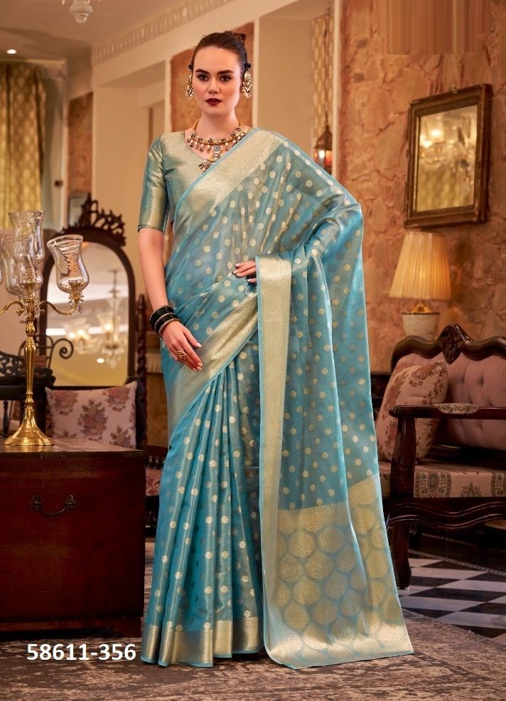 PLUTO SILK - Catalog # 58611 (Set of 6 Sarees) by Brand DESI MUSE PLUTO SILK - Catalog # 58611 (Set of 6 Sarees) by Brand DESI MUSE