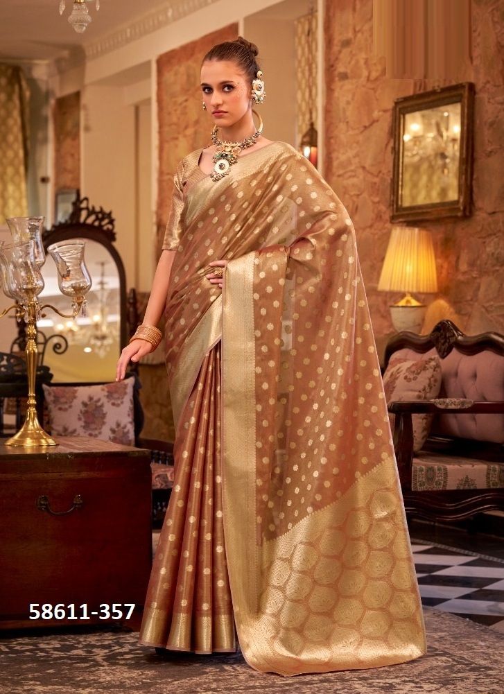 PLUTO SILK - Catalog # 58611 (Set of 6 Sarees) by Brand DESI MUSE PLUTO SILK - Catalog # 58611 (Set of 6 Sarees) by Brand DESI MUSE