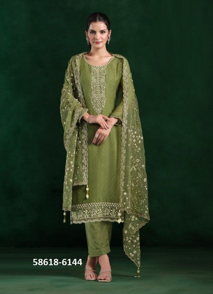 ANIKAA - Catalog # 58618 (Set of 6 Semi-Stitched / Un-Stitched Suits) by Brand VIPUL FASHIONS ANIKAA - Catalog # 58618 (Set of 6 Semi-Stitched / Un-Stitched Suits) by Brand VIPUL FASHIONS