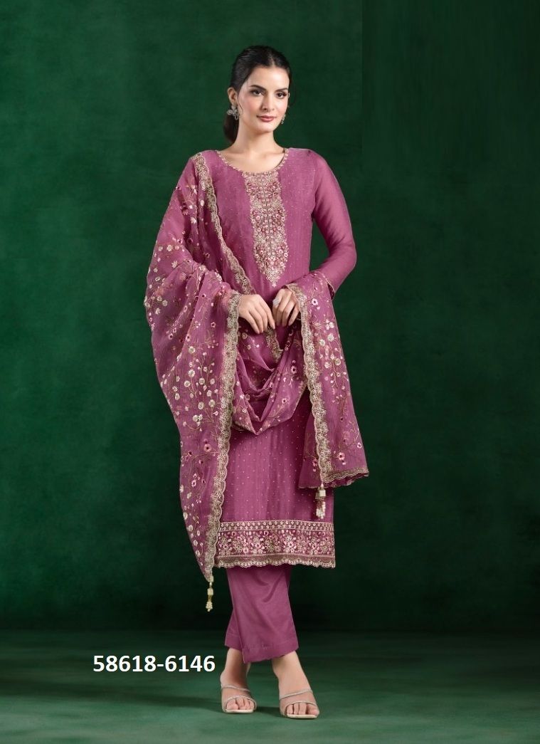 ANIKAA - Catalog # 58618 (Set of 6 Semi-Stitched / Un-Stitched Suits) by Brand VIPUL FASHIONS ANIKAA - Catalog # 58618 (Set of 6 Semi-Stitched / Un-Stitched Suits) by Brand VIPUL FASHIONS