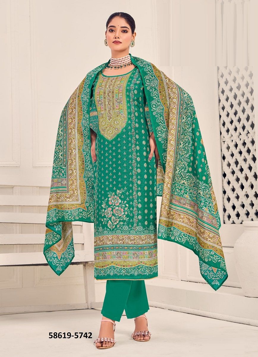HEAVEN - Catalog # 58619 (Set of 4 Readymade Salwar Suits) by Brand RANGOON