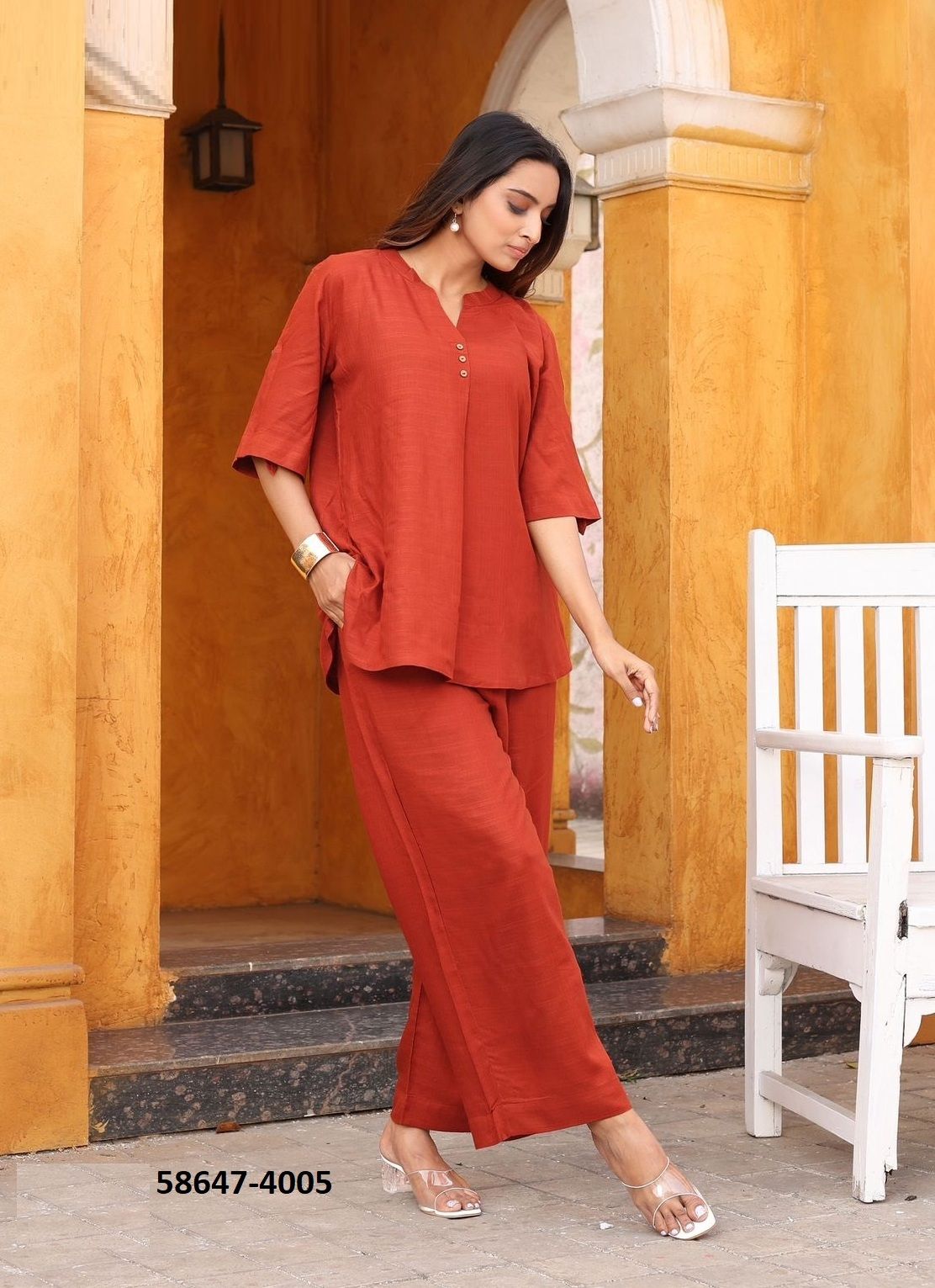 OLIVIA - Catalog # 58647 (Set of 6 Tops With Bottoms) by Brand KADLEE FASHION