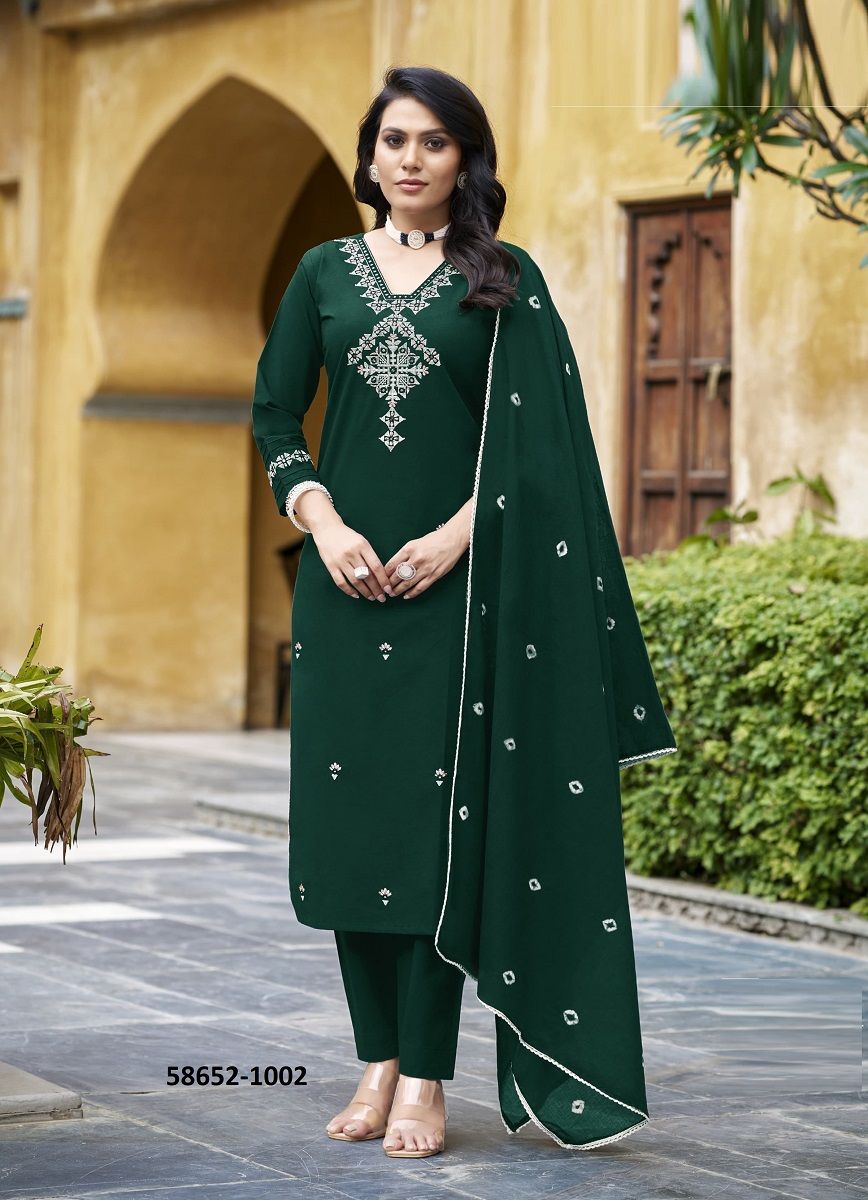 HIYA - Catalog # 58652 (Set of 4 Readymade Salwar Suits) by Brand KARISSA HIYA - Catalog # 58652 (Set of 4 Readymade Salwar Suits) by Brand KARISSA