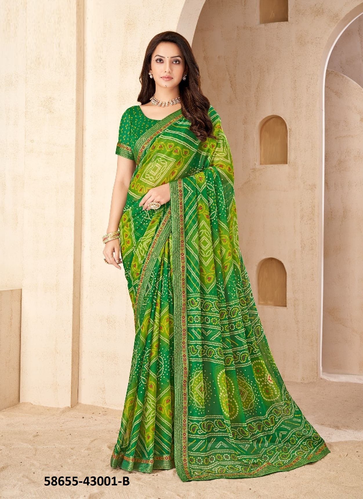 SAVERA 15 - Catalog # 58655 (Set of 12 Sarees) by Brand RUCHI SAREES