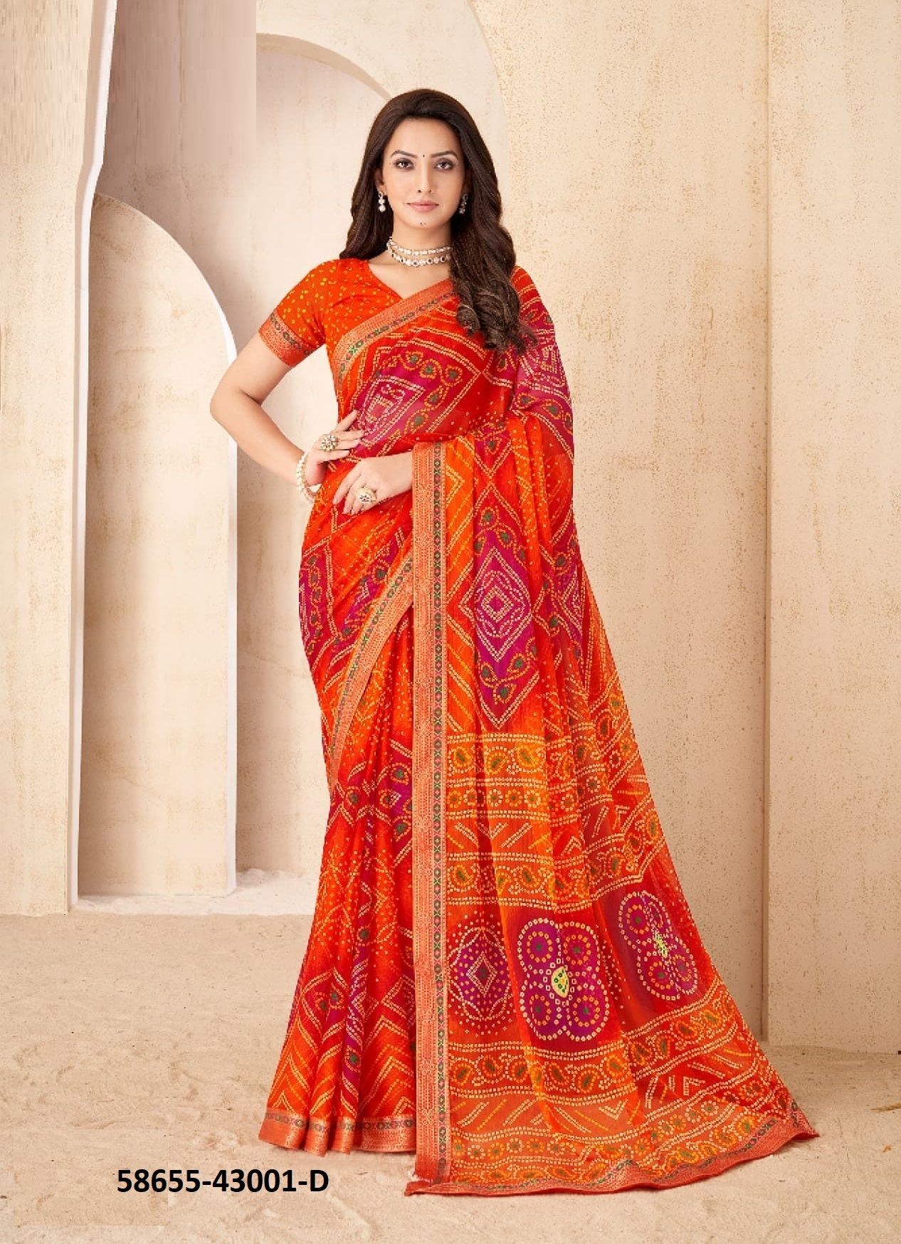 SAVERA 15 - Catalog # 58655 (Set of 12 Sarees) by Brand RUCHI SAREES