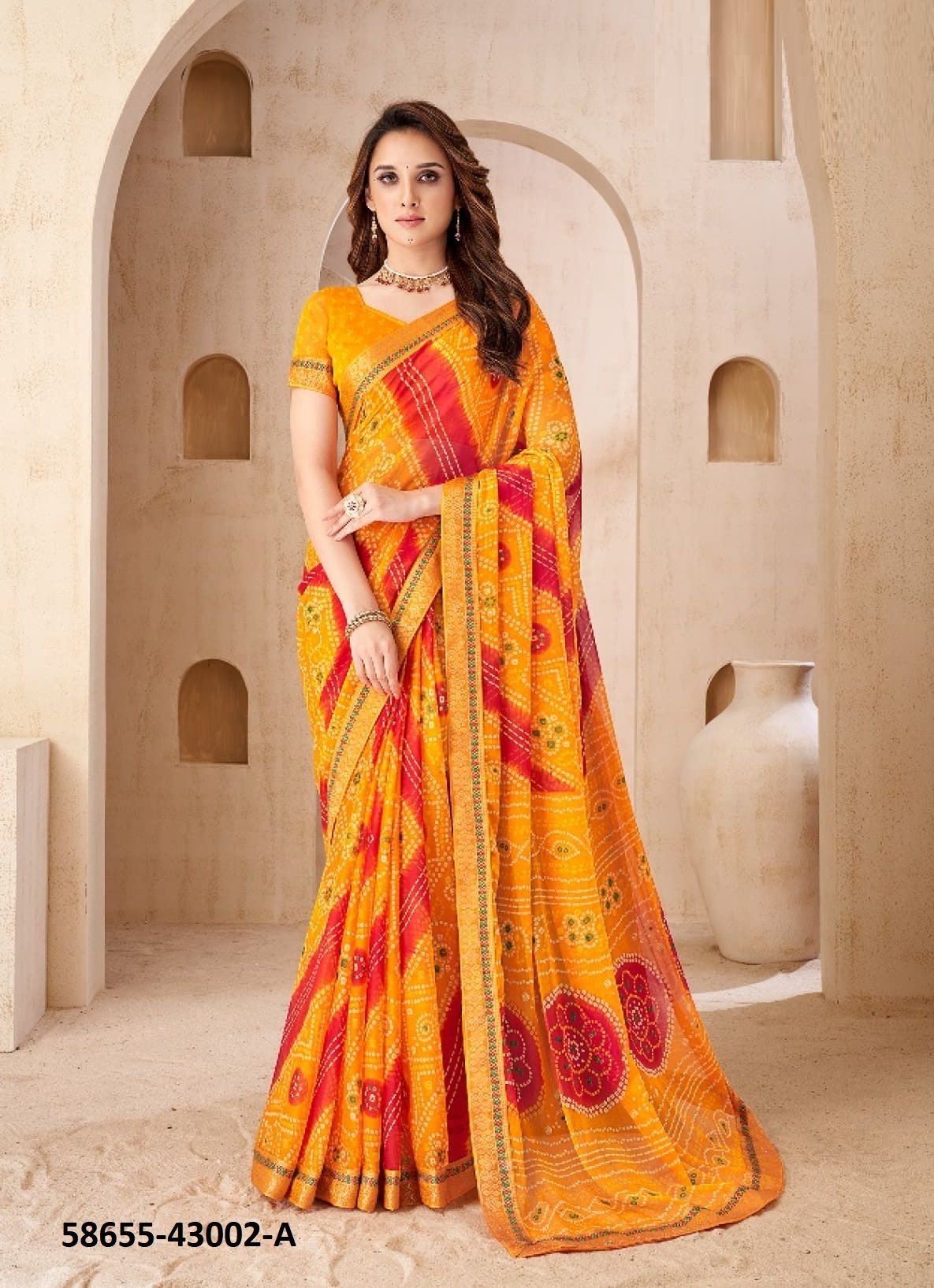 SAVERA 15 - Catalog # 58655 (Set of 12 Sarees) by Brand RUCHI SAREES