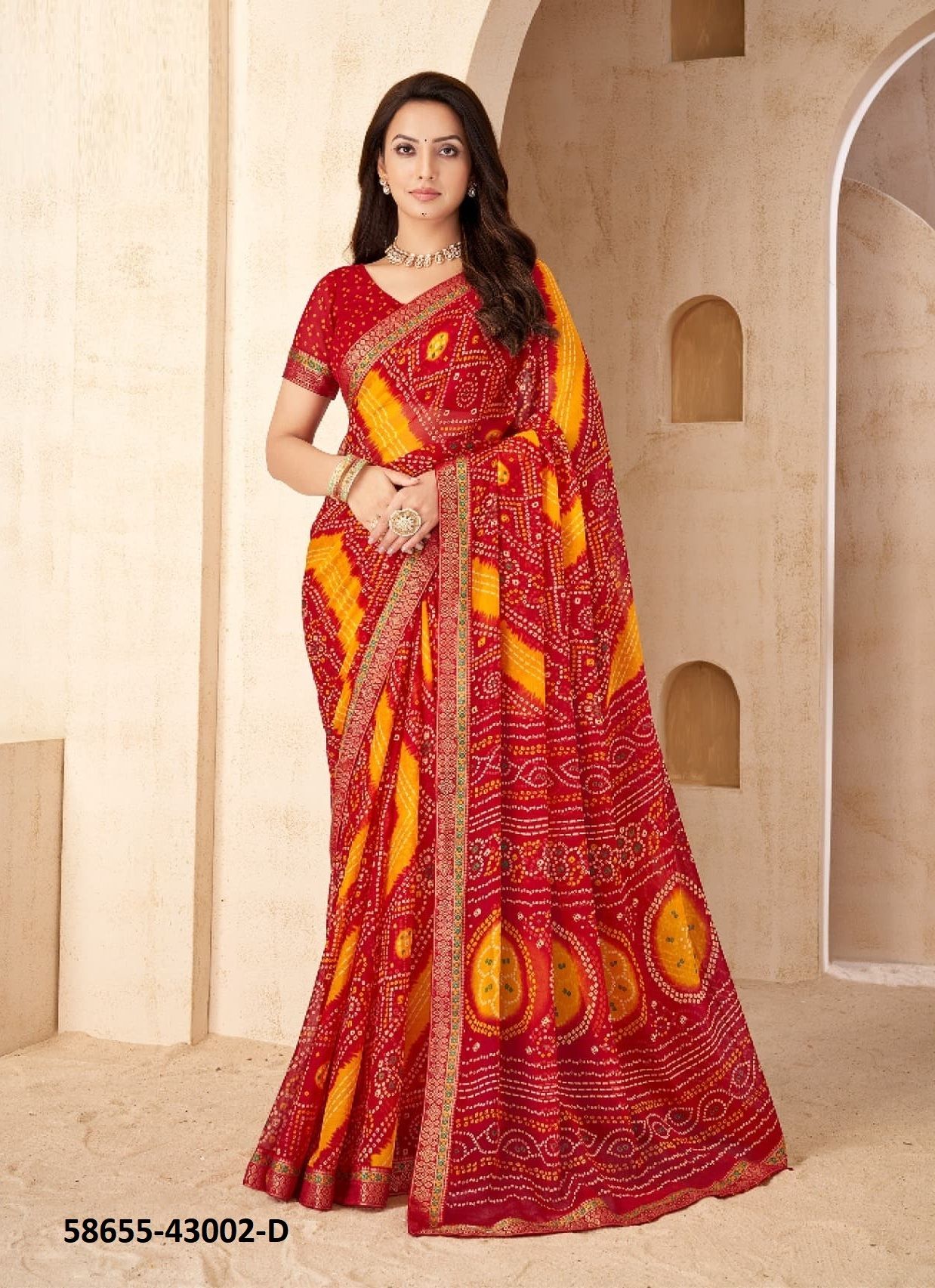 SAVERA 15 - Catalog # 58655 (Set of 12 Sarees) by Brand RUCHI SAREES