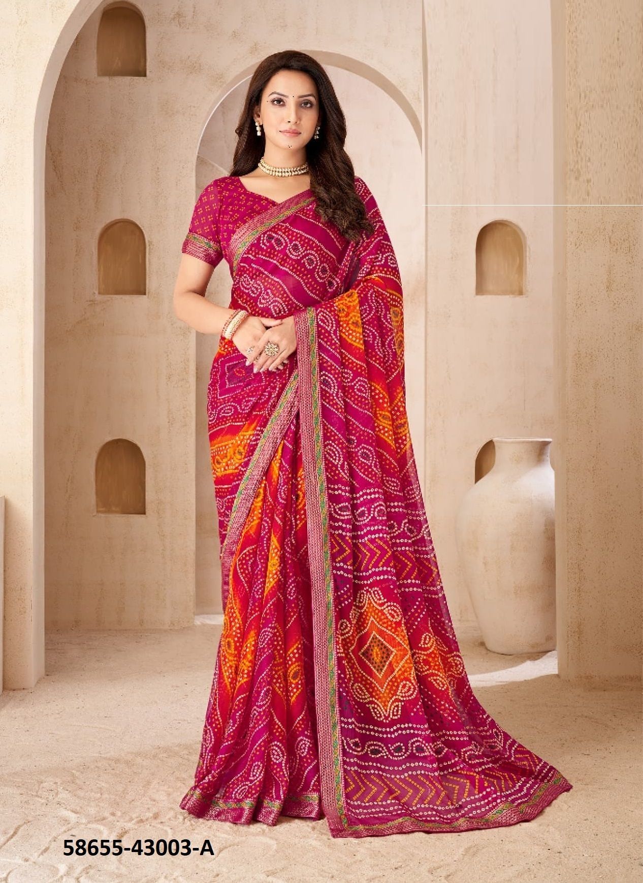 SAVERA 15 - Catalog # 58655 (Set of 12 Sarees) by Brand RUCHI SAREES