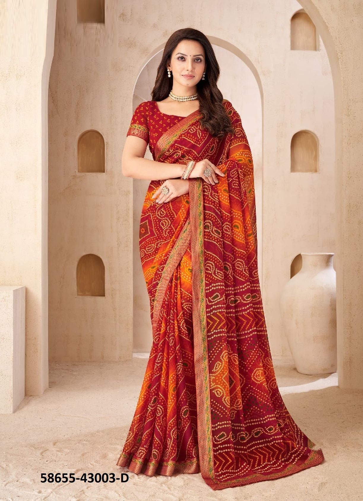 SAVERA 15 - Catalog # 58655 (Set of 12 Sarees) by Brand RUCHI SAREES